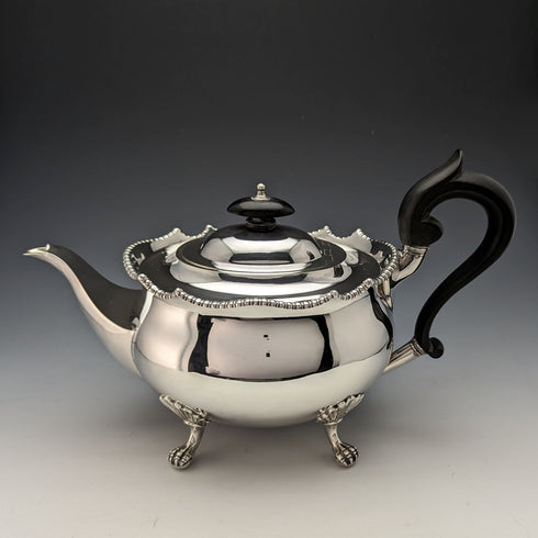 Around 1920 British antique silver plated tea set Mappin & Webb